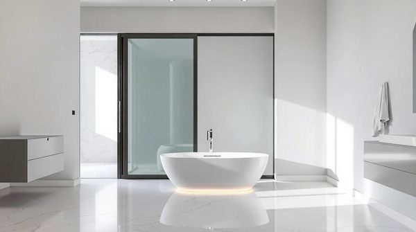 Porte coulissante salle de bain : style et praticité réunis